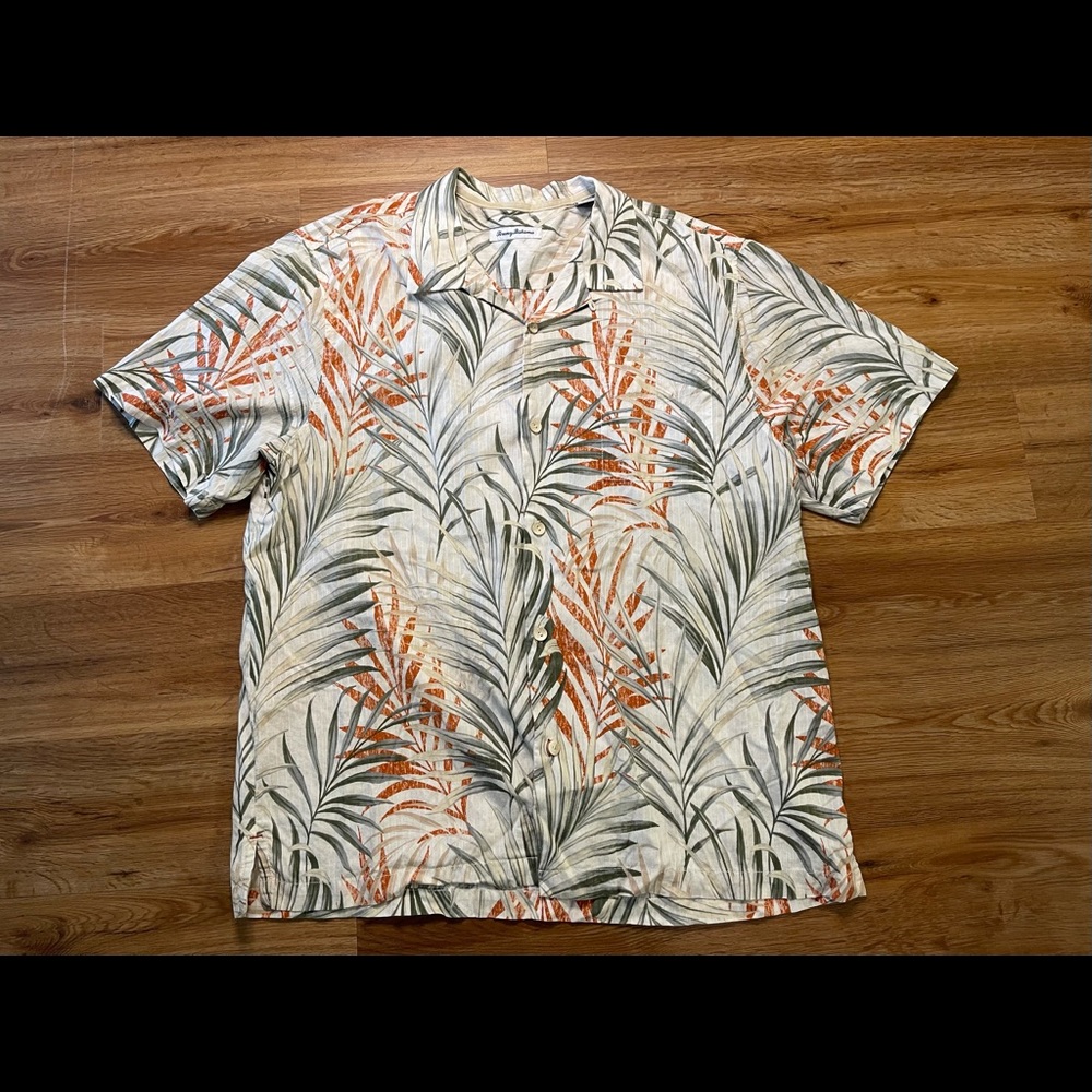 Tommy Bahama Short Sleeve Palm XL Button Shirt